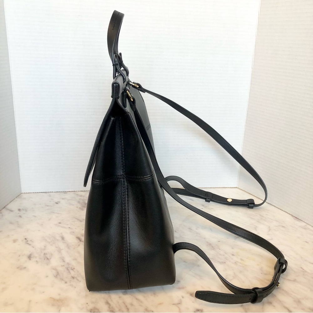 Black Tory Burch Block T Backpack OS - Picture 5 of 14